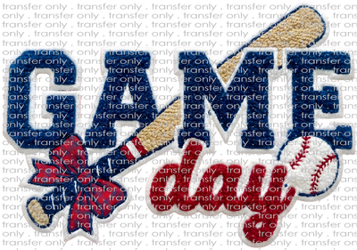 SPT 671 Game Day Baseball Faux Crochet