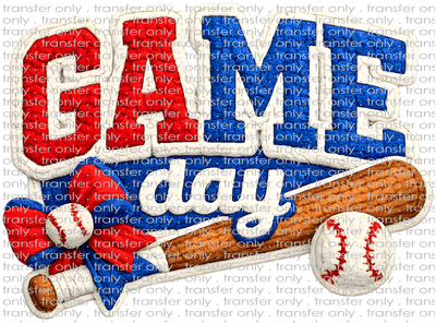 SPT 672 Game Day Baseball Faux Crochet