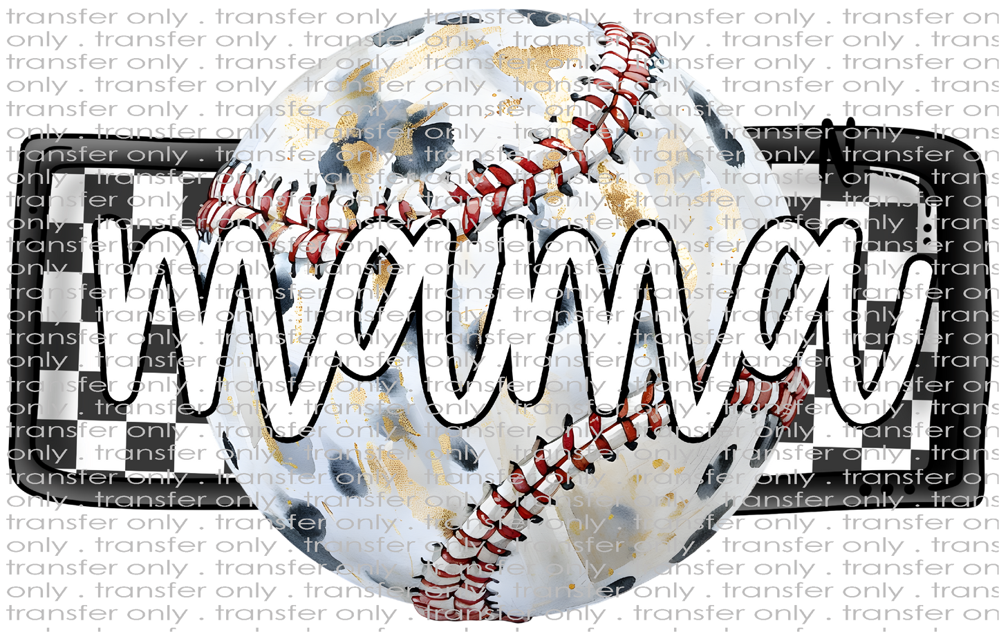 SPT 677 Baseball Moma Checkered