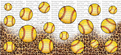 SPT UV 116 Leopard Softball UV DTF 16oz Wrap