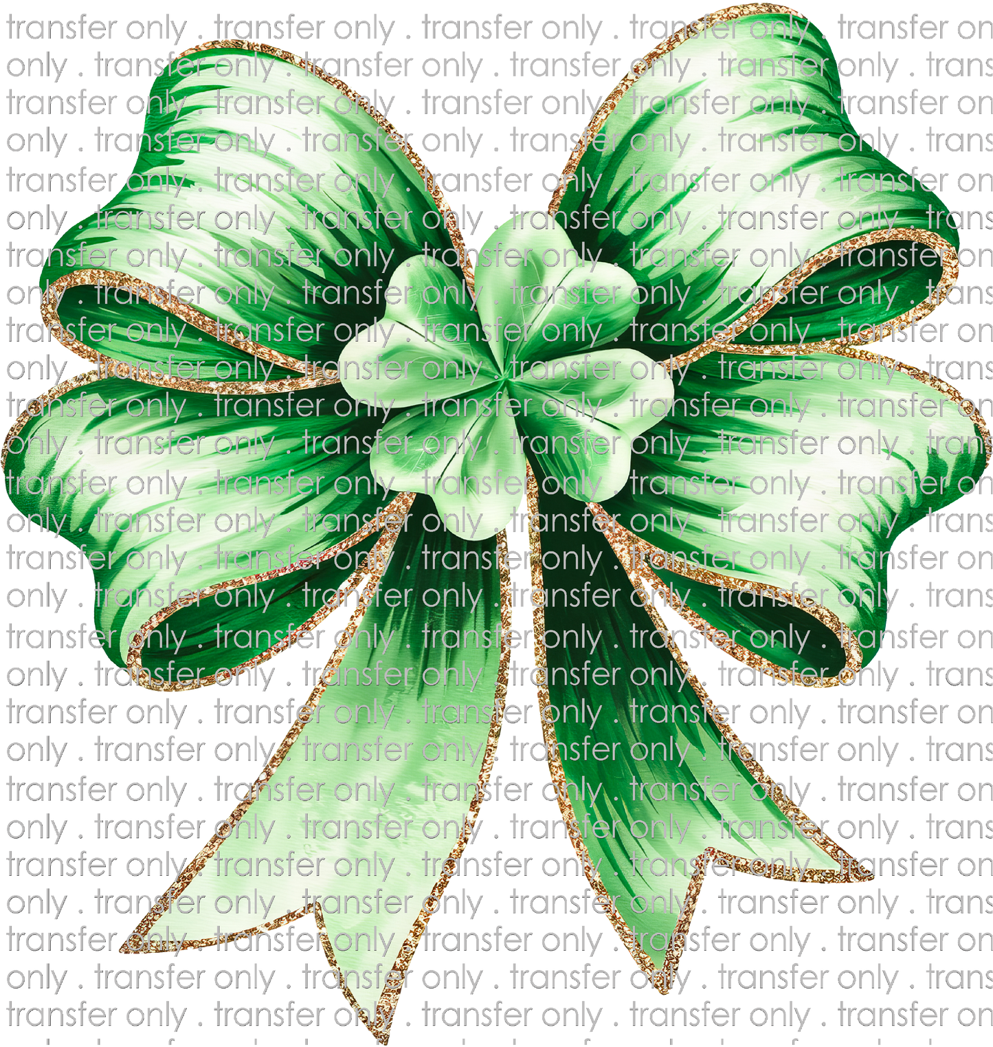 STP 135 Four Leaf Clover Bow