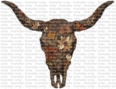 SW 172 Floral Cow Skull