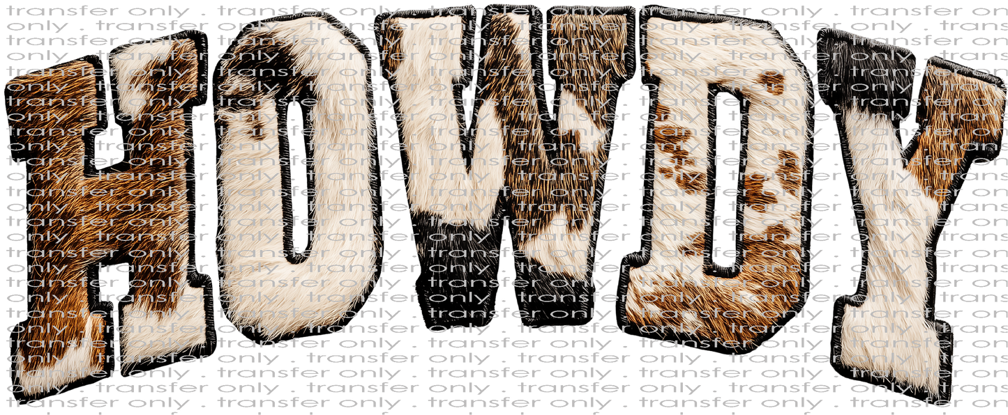 SW 174 Howdy Cow Print