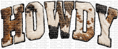 SW 174 Howdy Cow Print