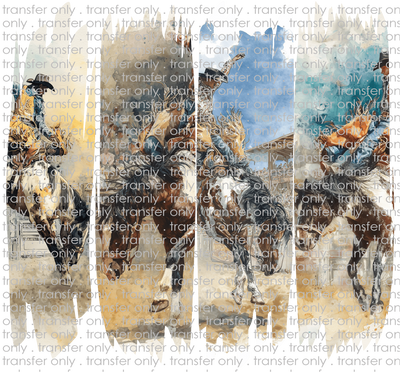 SW 176 Bucking Horse Brush Stroke