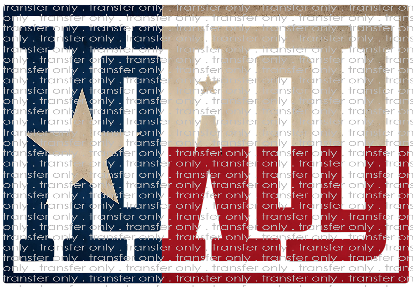 SW 176 Howdy Red White Blue