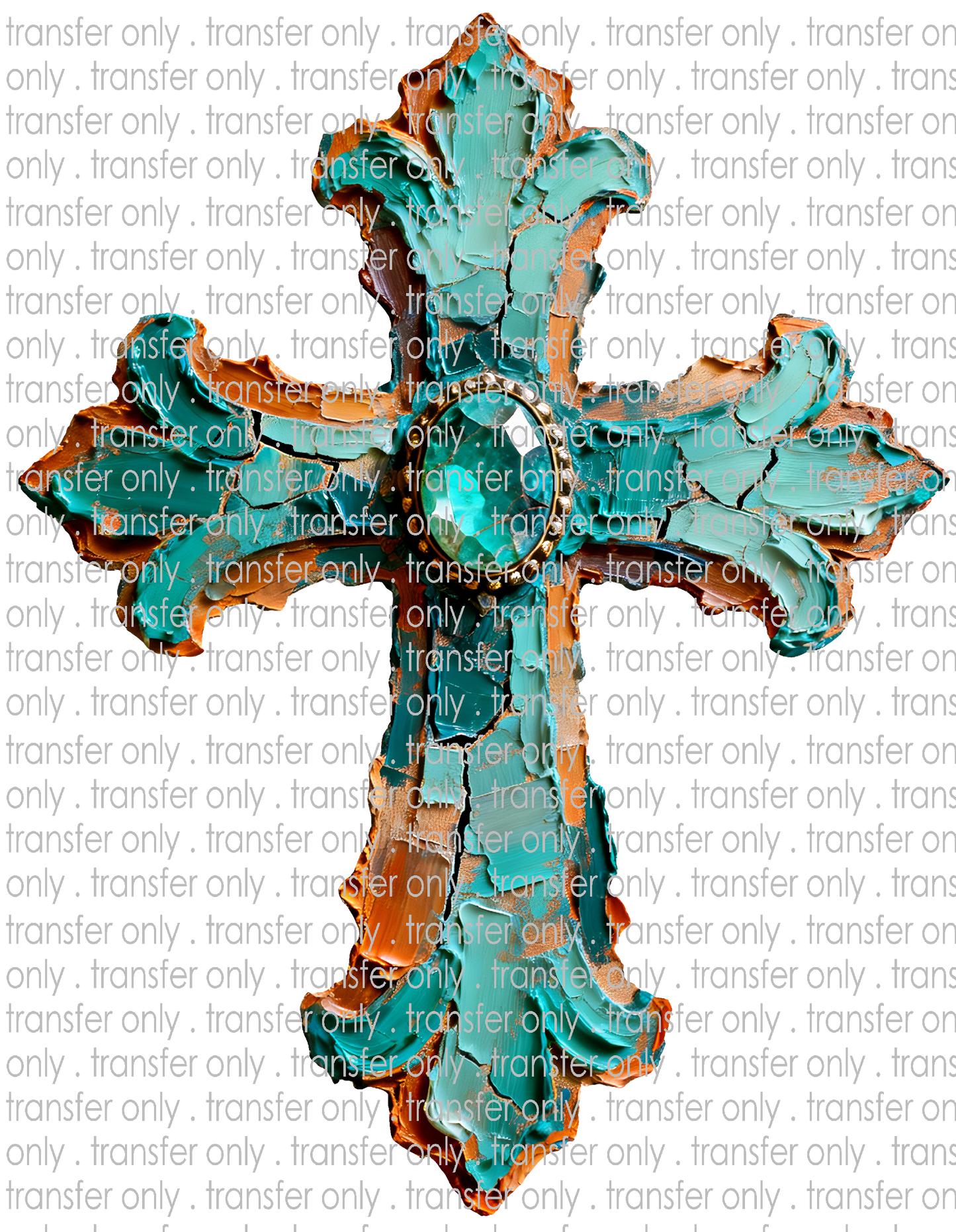 SW 185 Turquoise Western Cross