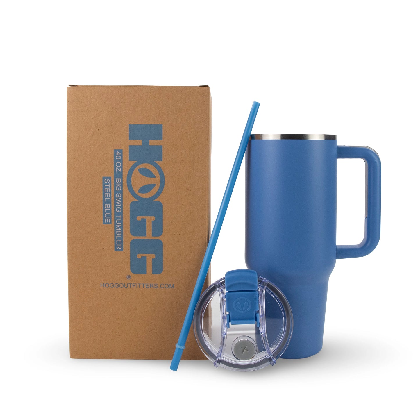40oz Powder Coated Big Swig Tumbler-HOGG