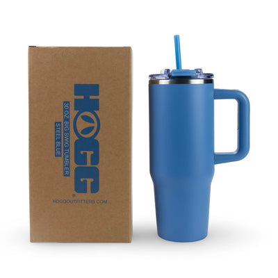 Steel Blue - 30oz Powder Coated Big Swig Tumbler