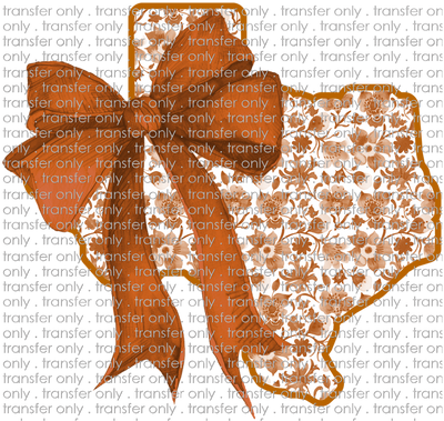 TX 163 Texas Burnt Orange Bow
