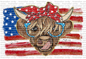 USA 202 4th of July Cow
