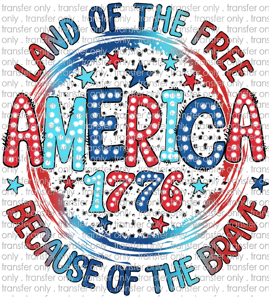 USA 238 Land of the Free America Taylored Vinyl