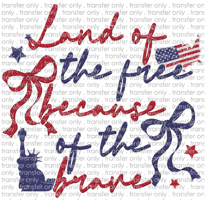 USA 263 Land of the Free Because of the Brave