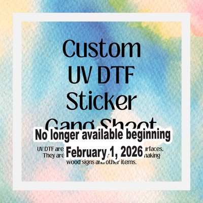 UV DTF Sticker Gang Sheet Custom Design (Print Ready)
