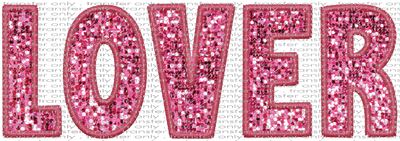 VAL 307 Lover Faux Pink Sequins