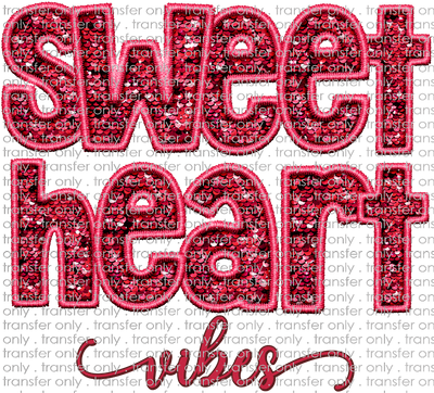 VAL 357 Sweet Heart Vibes Faux Sequins