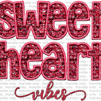 VAL 357 Sweet Heart Vibes Faux Sequins