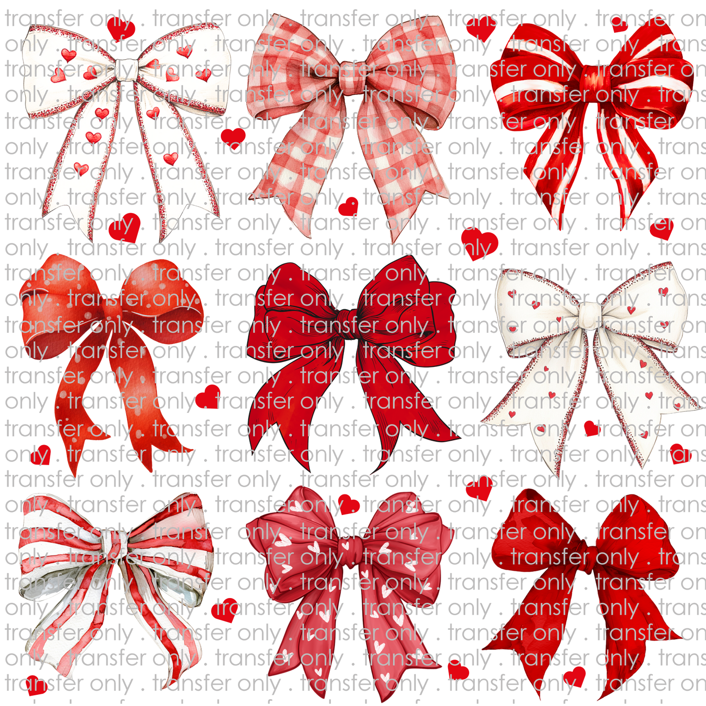 VAL 410 Valentine Red Bows