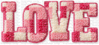 VAL 452 Faux Crochet LOVE