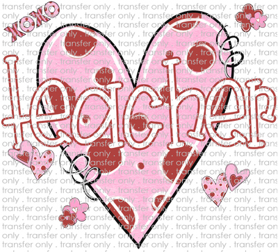 VAL 472 Teacher with Giant Heart