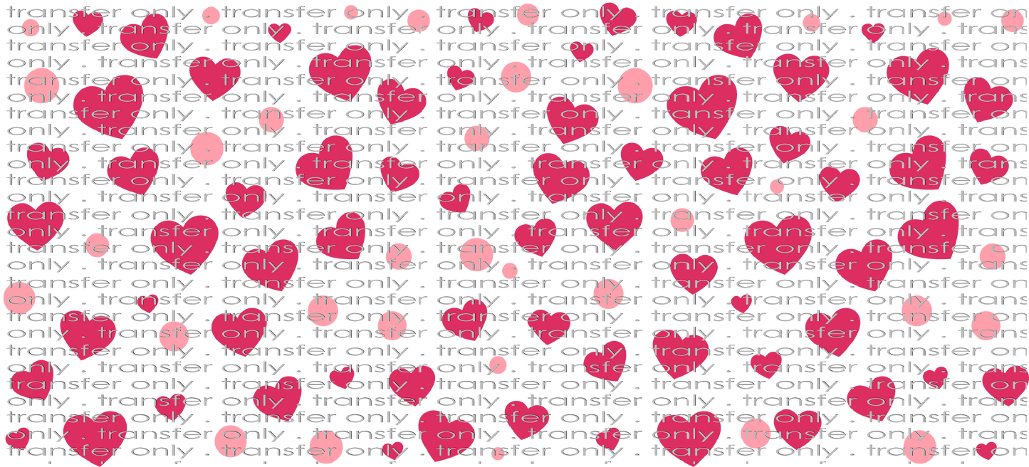 VAL UV 116 Hearts and Dots UV DTF 16oz Wrap