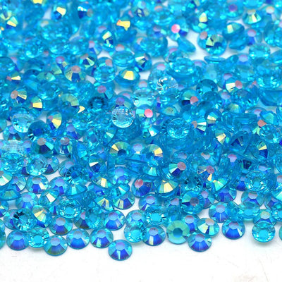 Blue Zircon AB - Jelly Rhinestones - SS16