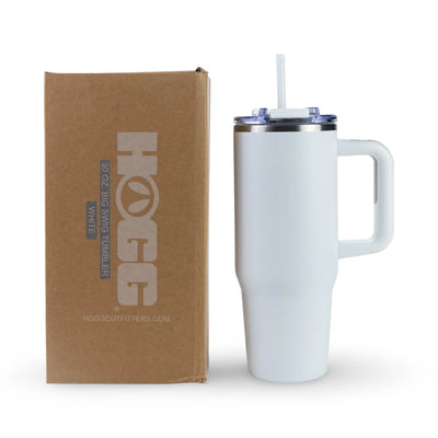 White - 30oz Powder Coated Big Swig Tumbler