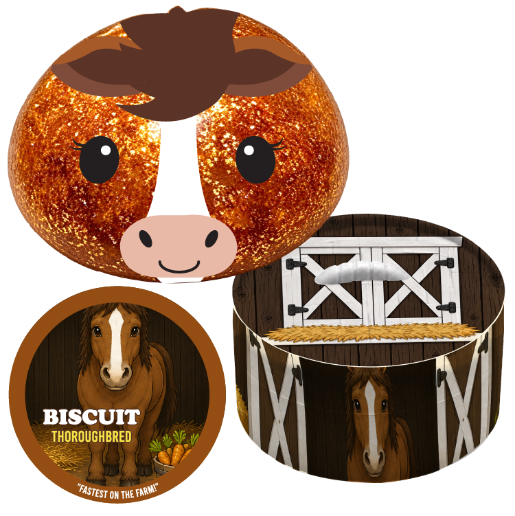 Fun Doh Farm Barnyard Squishy Dumpling Toy