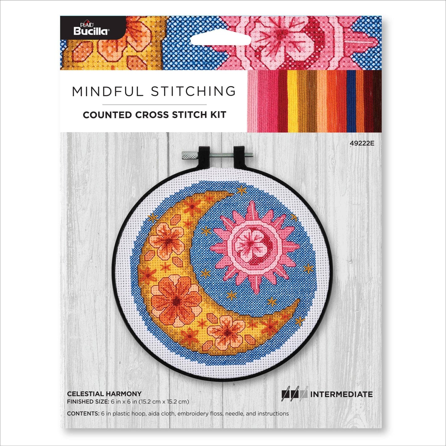 Bucilla ® Counted Cross Stitch Kit - Celestial Harmony 6"