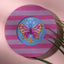 Bucilla ® Stamped Embroidery Kit - Energetic Butterfly 6"