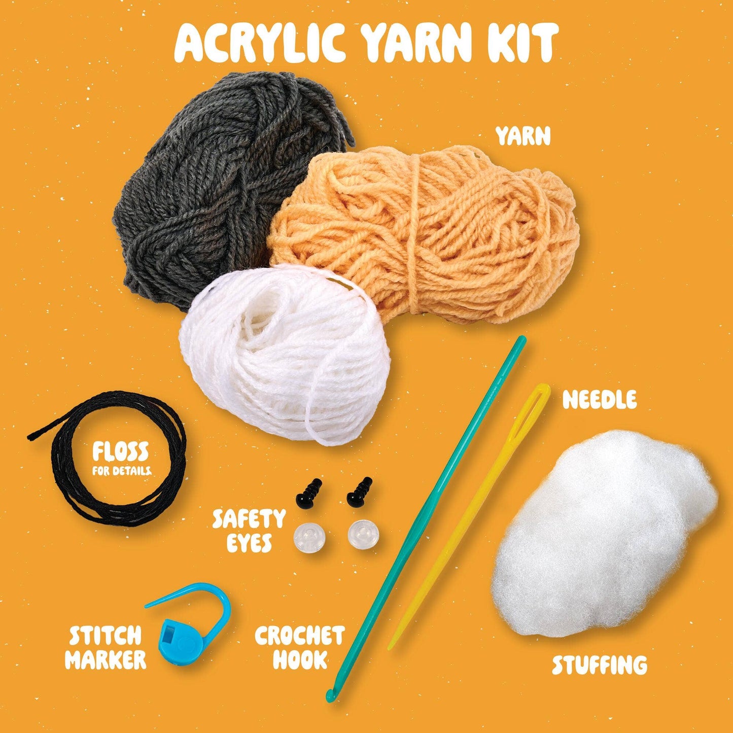 Bucilla ® Amigurumi Crochet Kit – Bizzi Bee 3”