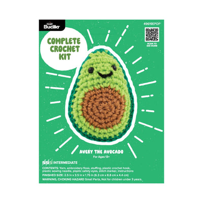 Bucilla ® Amigurumi Crochet Kit – Avery the Avocado 3”