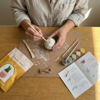DIY Air Dry Clay Kit- Make Your Own Hanging Plant Pot