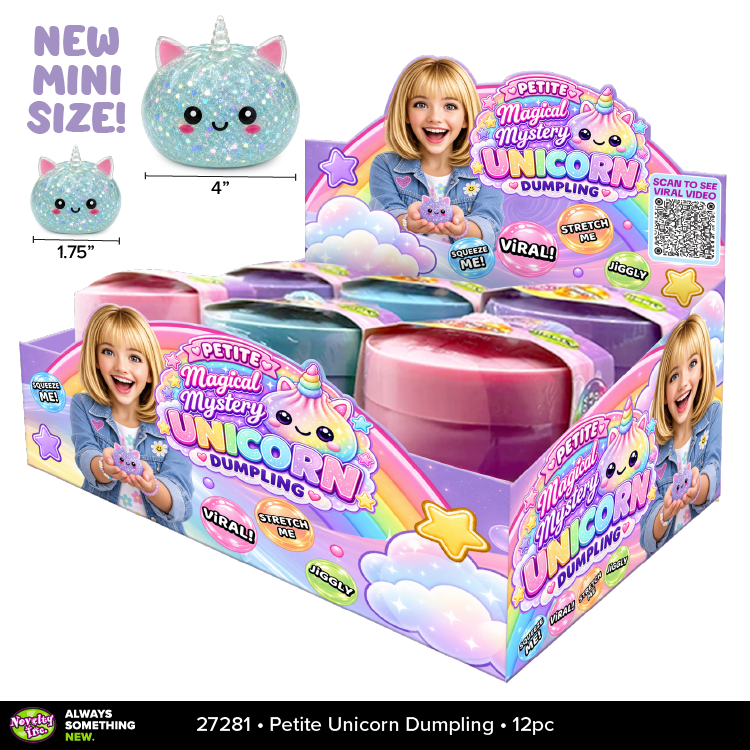 Fun Doh Petite Unicorn Dumpling Squishy Toy - 12/Display