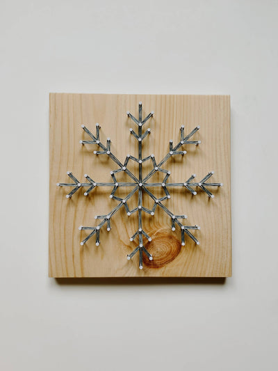 Snowflake DIY String Art Kit