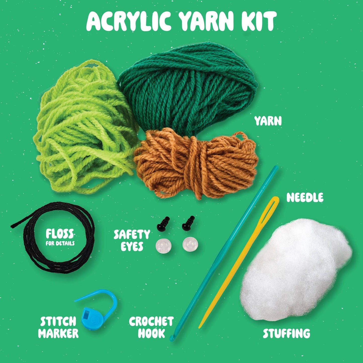 Bucilla ® Amigurumi Crochet Kit – Avery the Avocado 3”