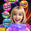 Fun Doh Squish & Squeeze Sparkle Cube Fidget Toy