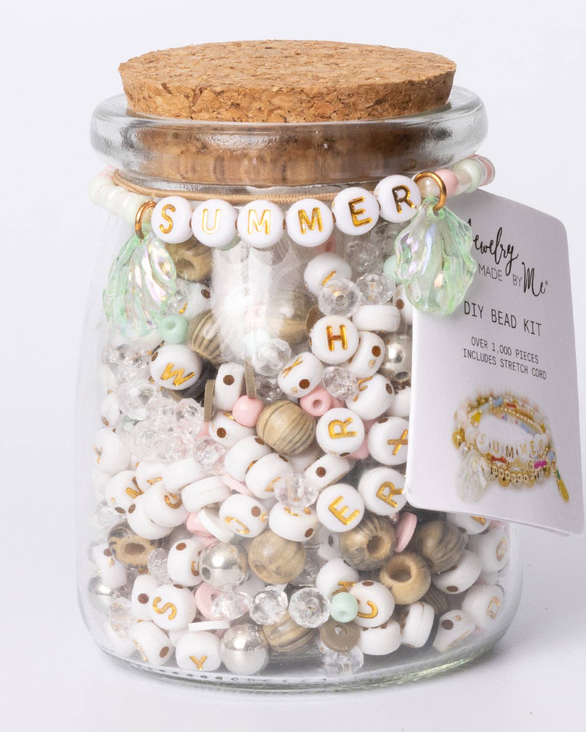 Summer Shell DIY Bead Jar