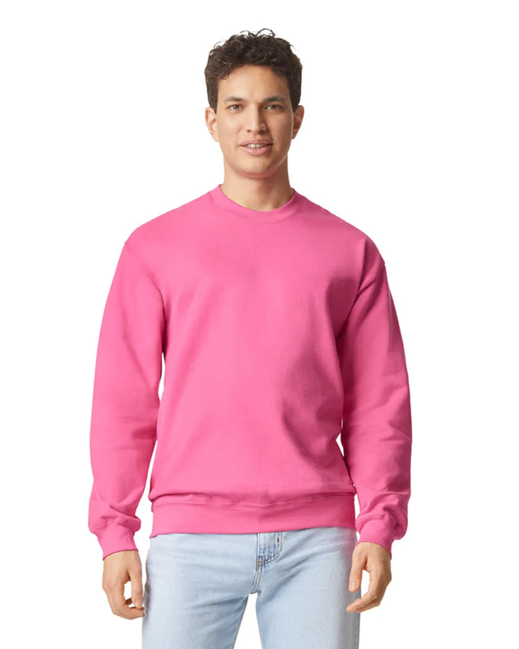 Gildan 2025 pink sweatshirt
