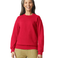 Red - Gildan - Softstyle® Crewneck Sweatshirt - SF000