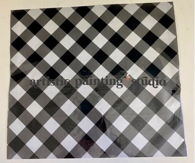 B & W Gingham Foil