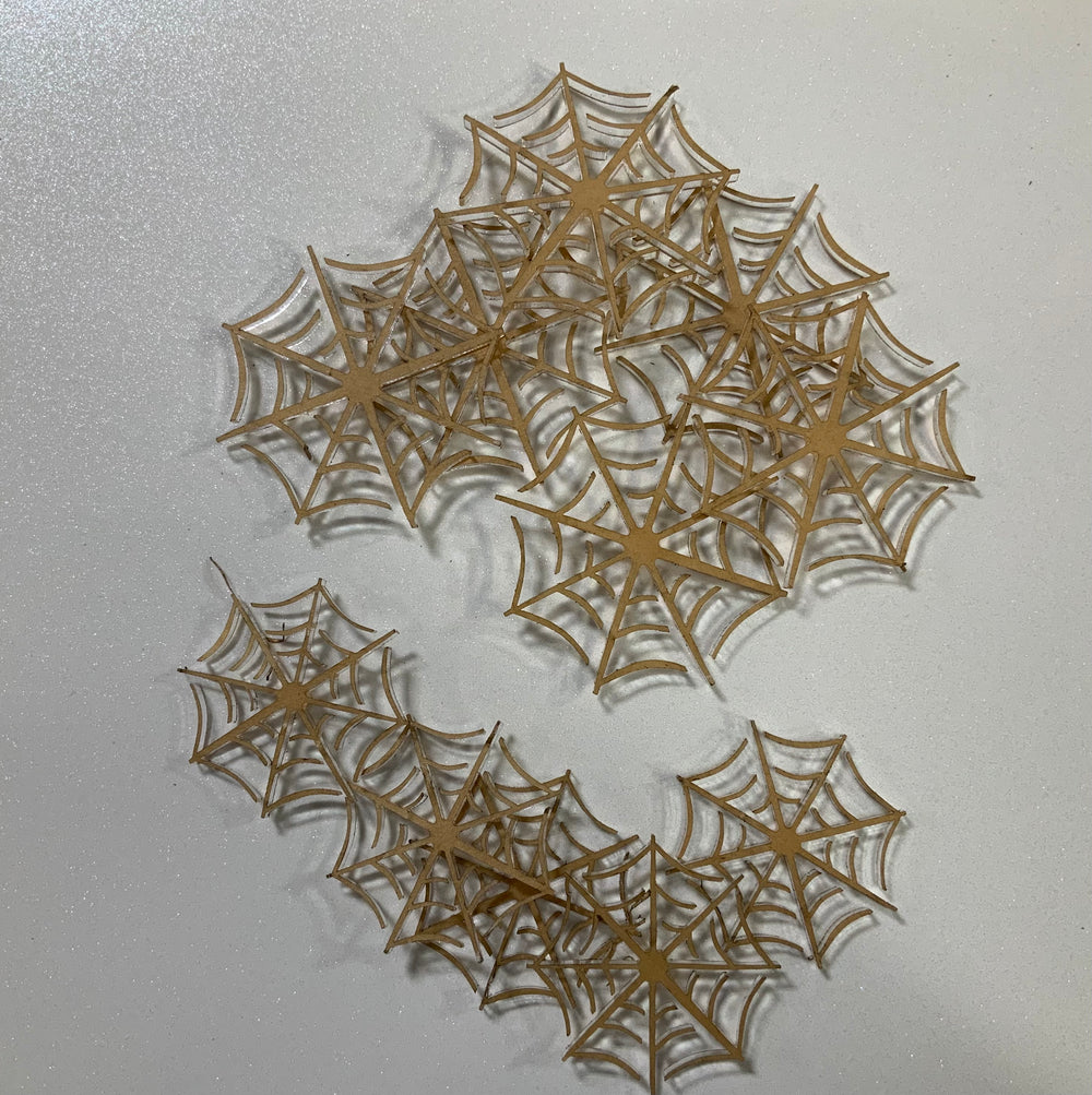 Spider Webs Reverse Bleaching Stencil