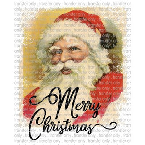 CHR 12 Vintage Santa Merry Christmas