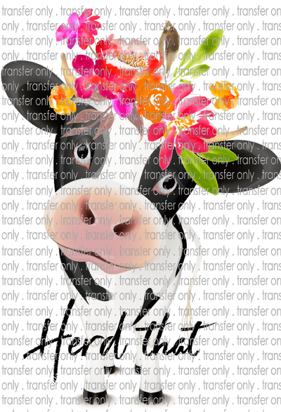 ANM 13 Cow With Flower Herd That