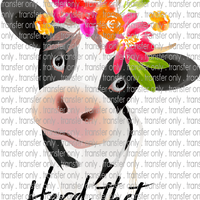ANM 13 Cow With Flower Herd That