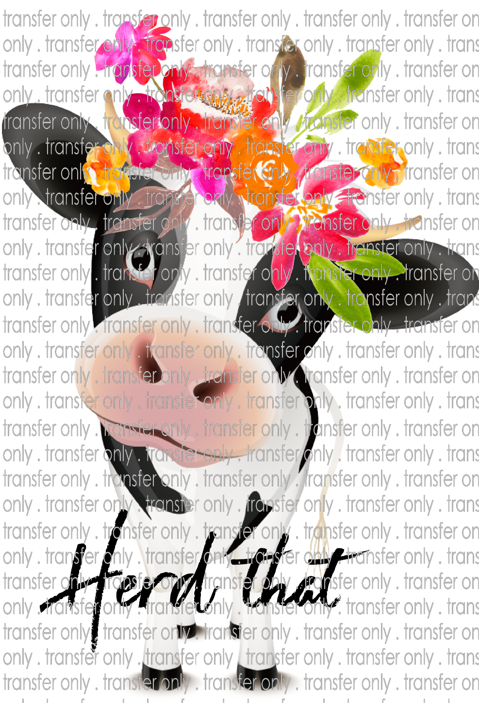 ANM 13 Cow With Flower Herd That
