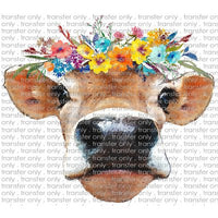 ANM 2 Moms Cow Watercolor Flower