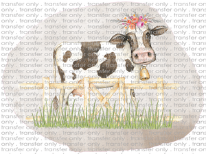 ANM 20 Girl Cow with Fence