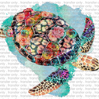 ANM 24 Watercolor Roses Turtle