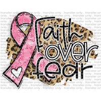 AWR 13 Faith Over Fear Pink Ribbon Leopard